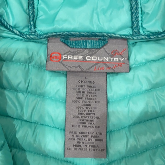 Green hooded puffy vest - Picture 4 of 7